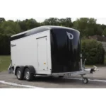 Przyczepa skrzyniowa Roadster 500 XL – dwuosiowa – od 1100 kg do 2000 kg – 365 x 167 x 200 cm (wymiary wewnętrzne)