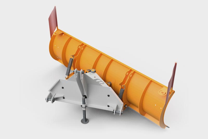 bimVKGV7iVn6zgOKzpnIlAq52mxmuTwYIoZTlzeO Pług śnieżny Agrometal OR M 1800 prosty, lemiesz Vulkolan, oświetlenie, koła podporowe - obrazek 1