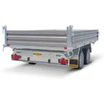 Przyczepa wywrotka trójstronna HUMBAUR HTK 2700.27 – dwuosiowa, 2700 kg - obrazek 3